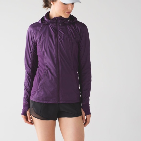 lululemon athletica Jackets & Blazers - Lululemon Rush Hour Jacket 12 Burgundy